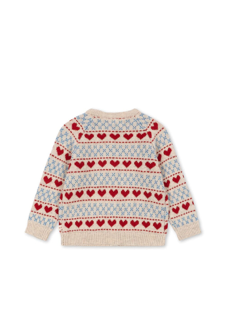 Konges Sløjd - Belou Cardigan Ks105906 - Heart Cardigans 