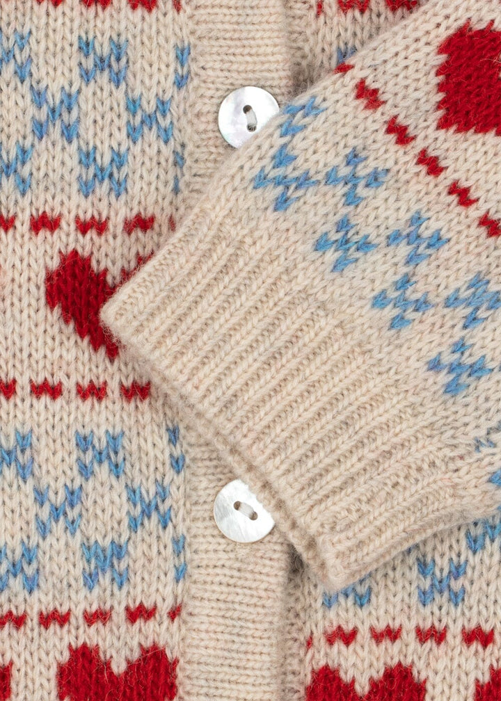 Konges Sløjd - Belou Cardigan Ks105906 - Heart Cardigans 