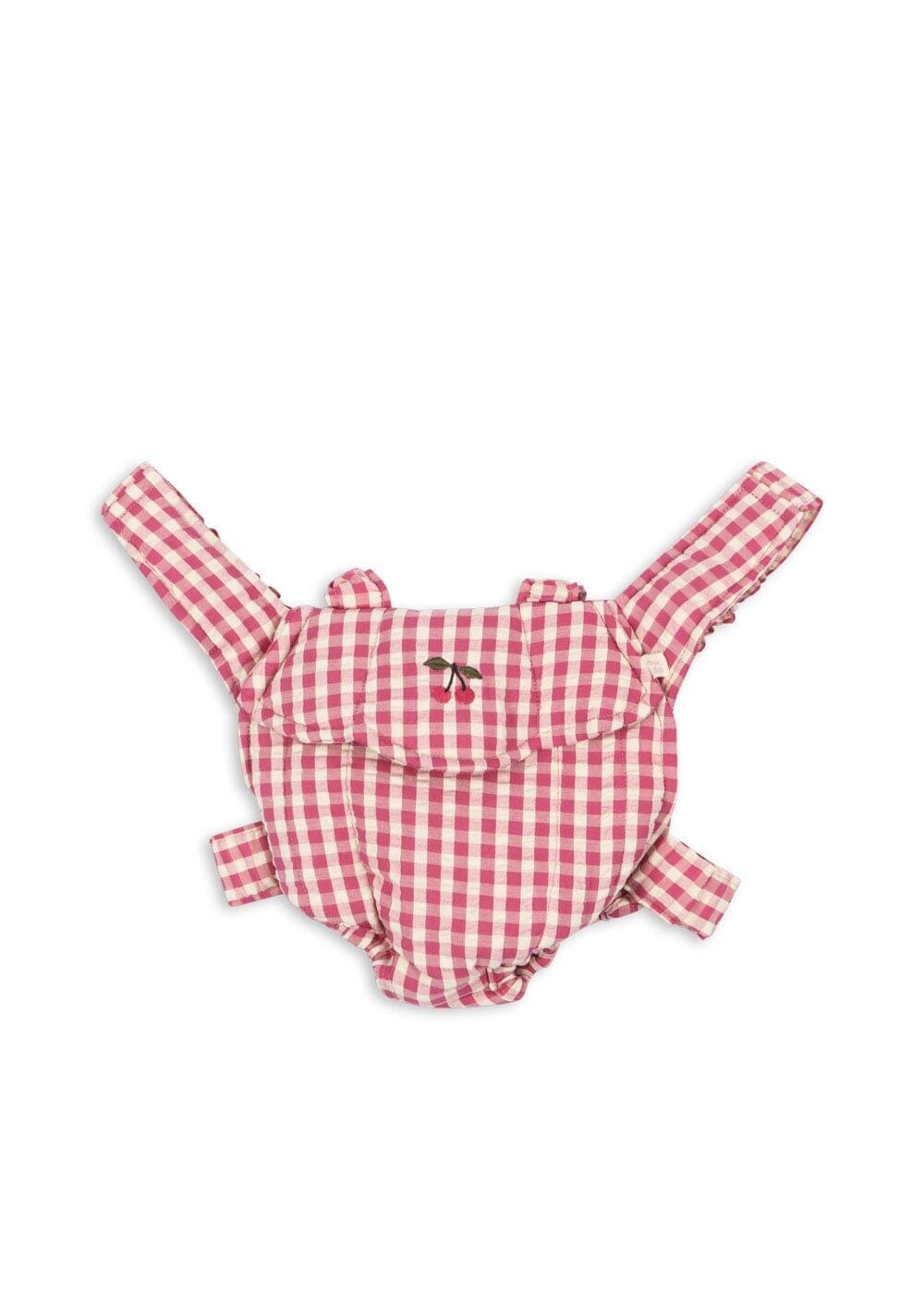 Konges Sløjd - Doll Carrier Ks105332 - Bubblegum Check