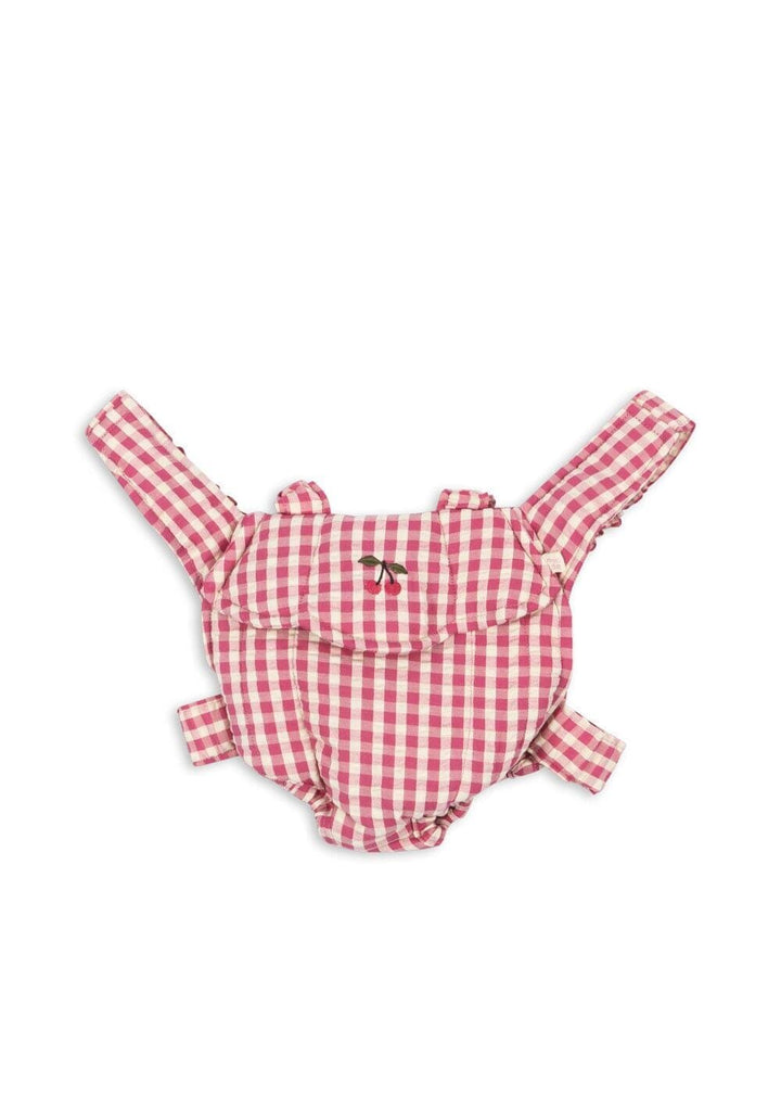 Konges Sløjd - Doll Carrier Ks105332 - Bubblegum Check