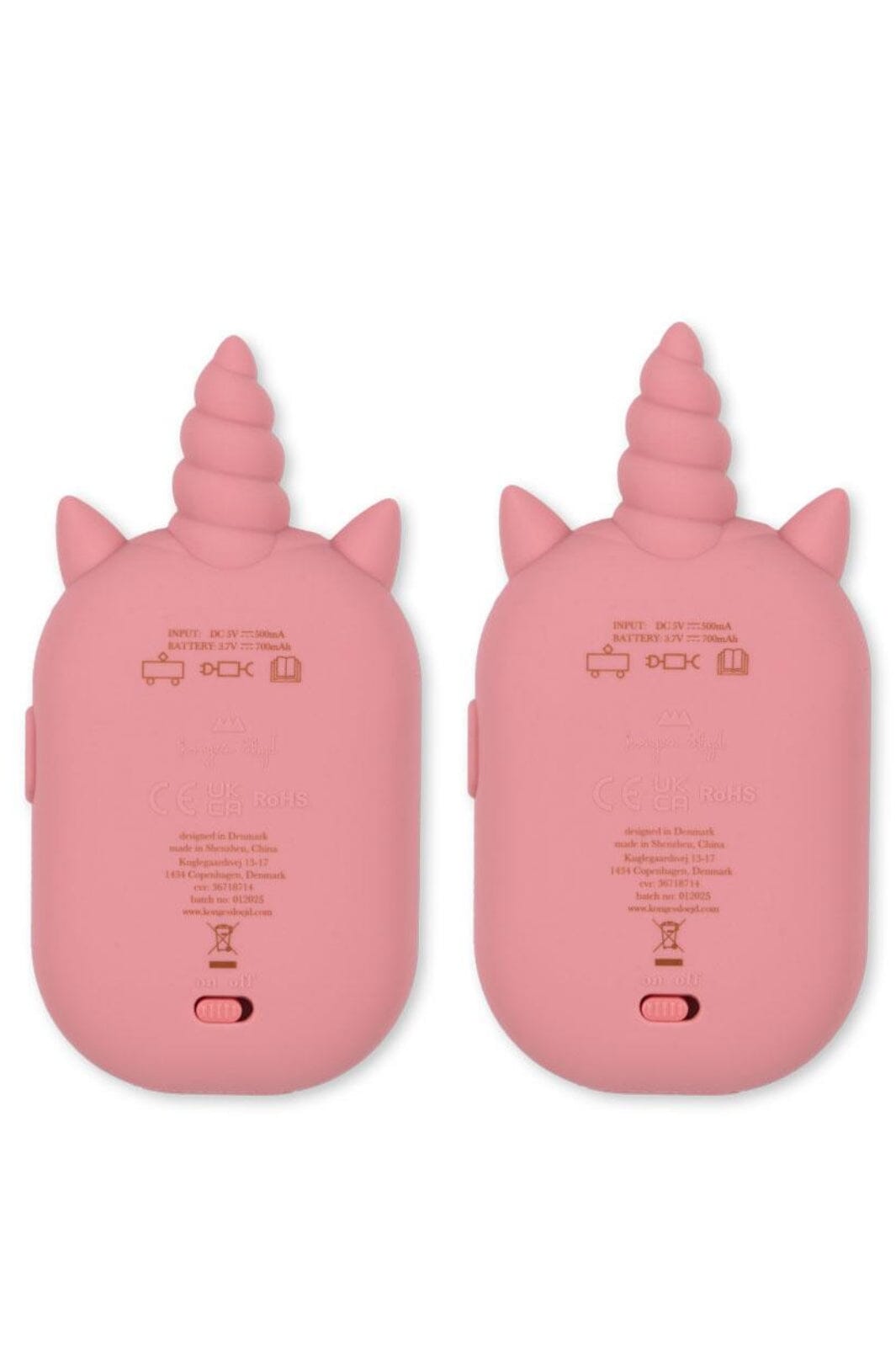 Konges Sløjd - Glitter Unicorn Walkie Talkie Ks103144 - Sparkling Pink