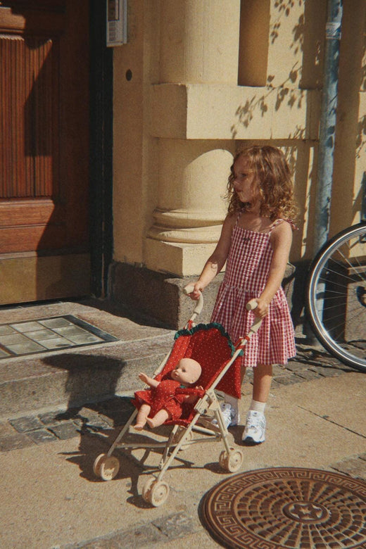 Konges Sløjd - Isotta Dress Gots Ks105603 - Raspberry Check