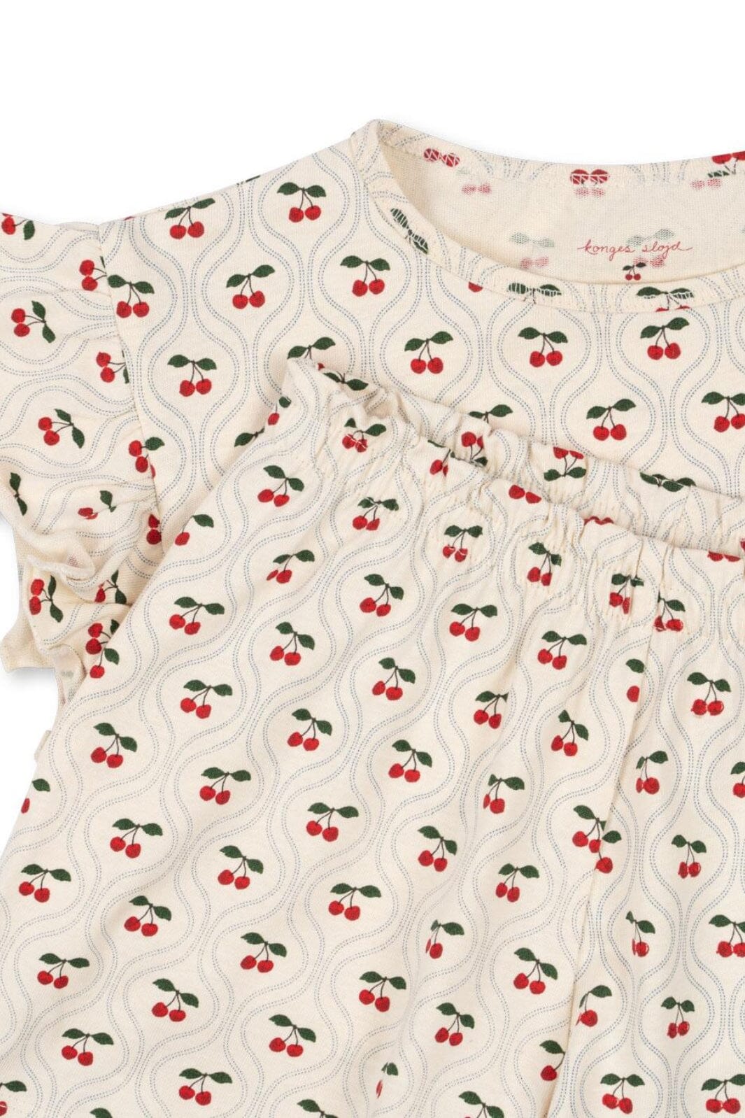 Konges Sløjd - Lin Frill Set Gots Ks103199 - Cherry Motif