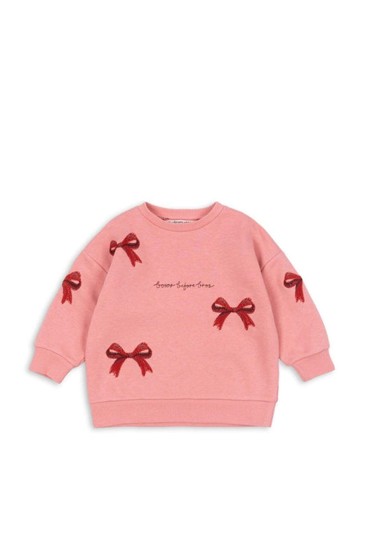 Konges Sløjd - Lou Bow Sweat Shirt Ocs Ks104343 - Strawberry Ice Sweatshirts 
