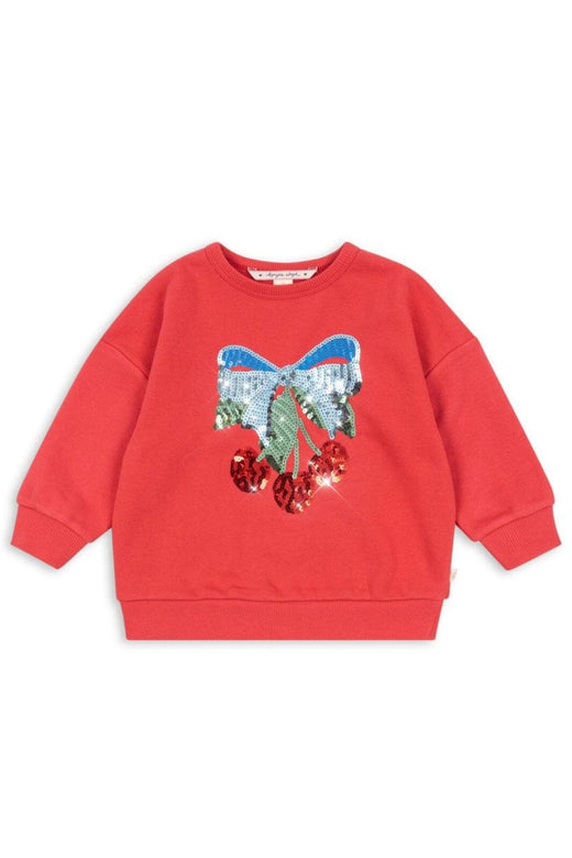 Konges Sløjd - Lou Sequin Sweat Shirt Ocs Ks103862 - Winterberry