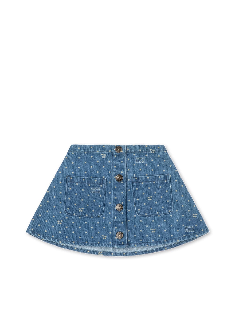 Konges Sløjd - Magot Skirt Gots Ks107100 - Cherry Dot Denim