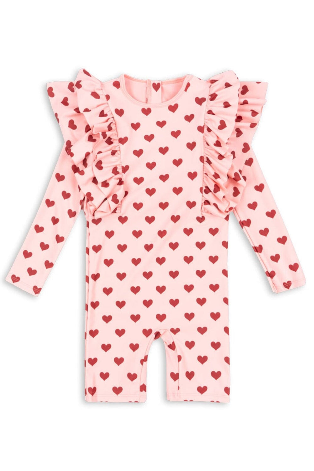 Konges Sløjd - Manuca Frill Onesie Grs Ks103262 - Amour Pink Bodystockings 