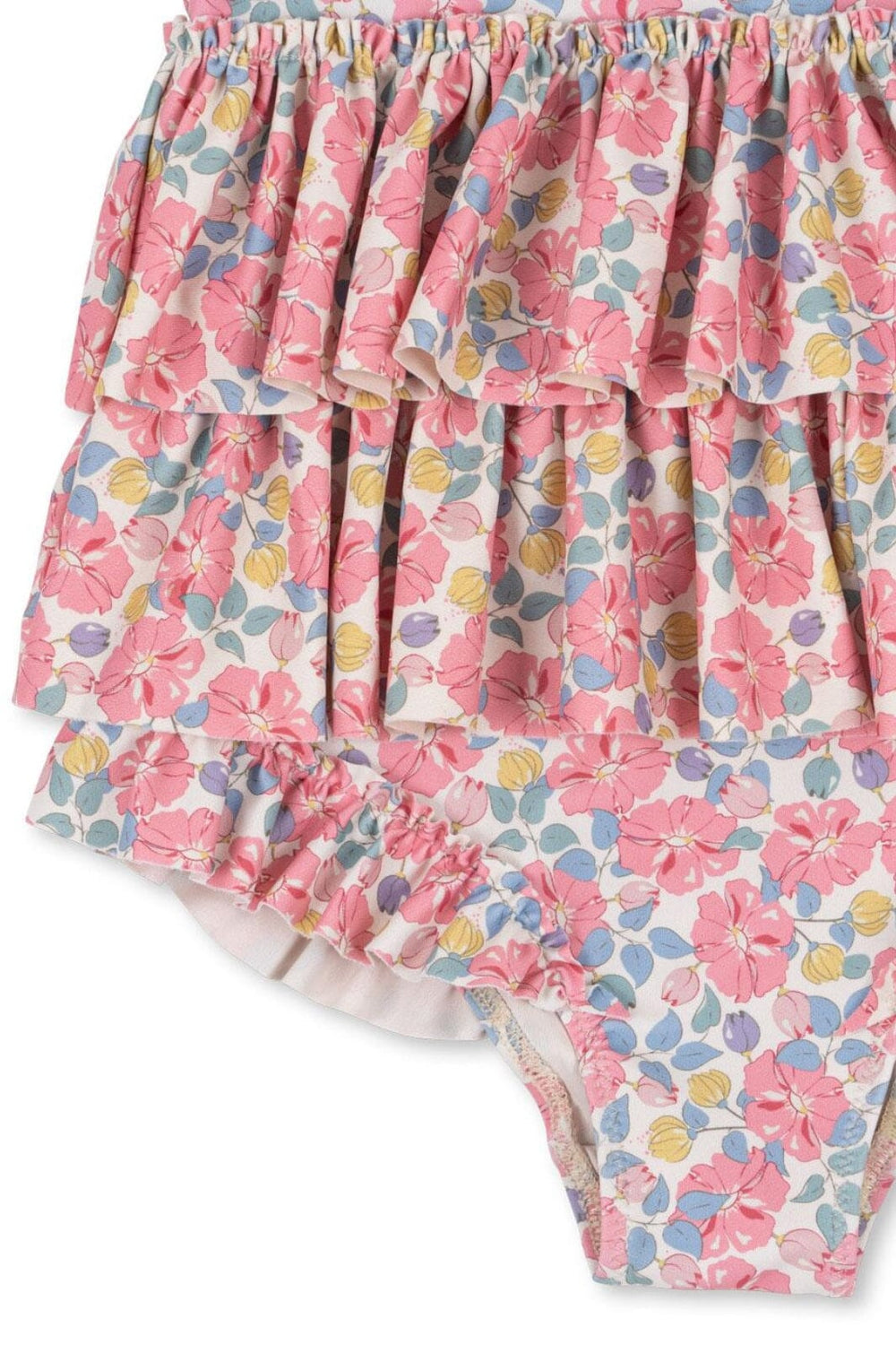 Konges Sløjd - Manuca Frill Swimsuit Grs Ks103264 - Rose Anglaise
