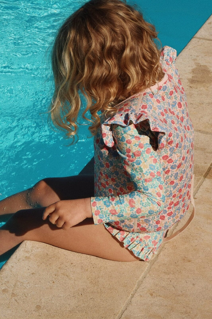Konges Sløjd - Manuca Ls Swimsuit Grs Ks102514 - Fiola