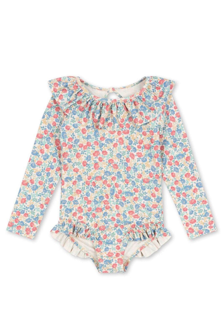 Konges Sløjd - Manuca Ls Swimsuit Grs Ks102514 - Fiola