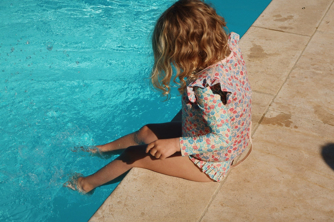 Konges Sløjd - Manuca Ls Swimsuit Grs Ks102514 - Fiola