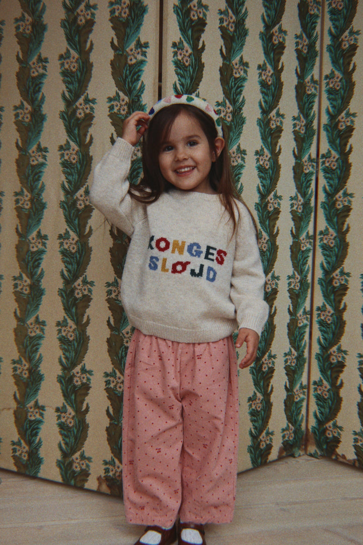 Konges Sløjd - Marlo Pants Gots Ks106147 - Cherry Dot Scarlet Bukser 