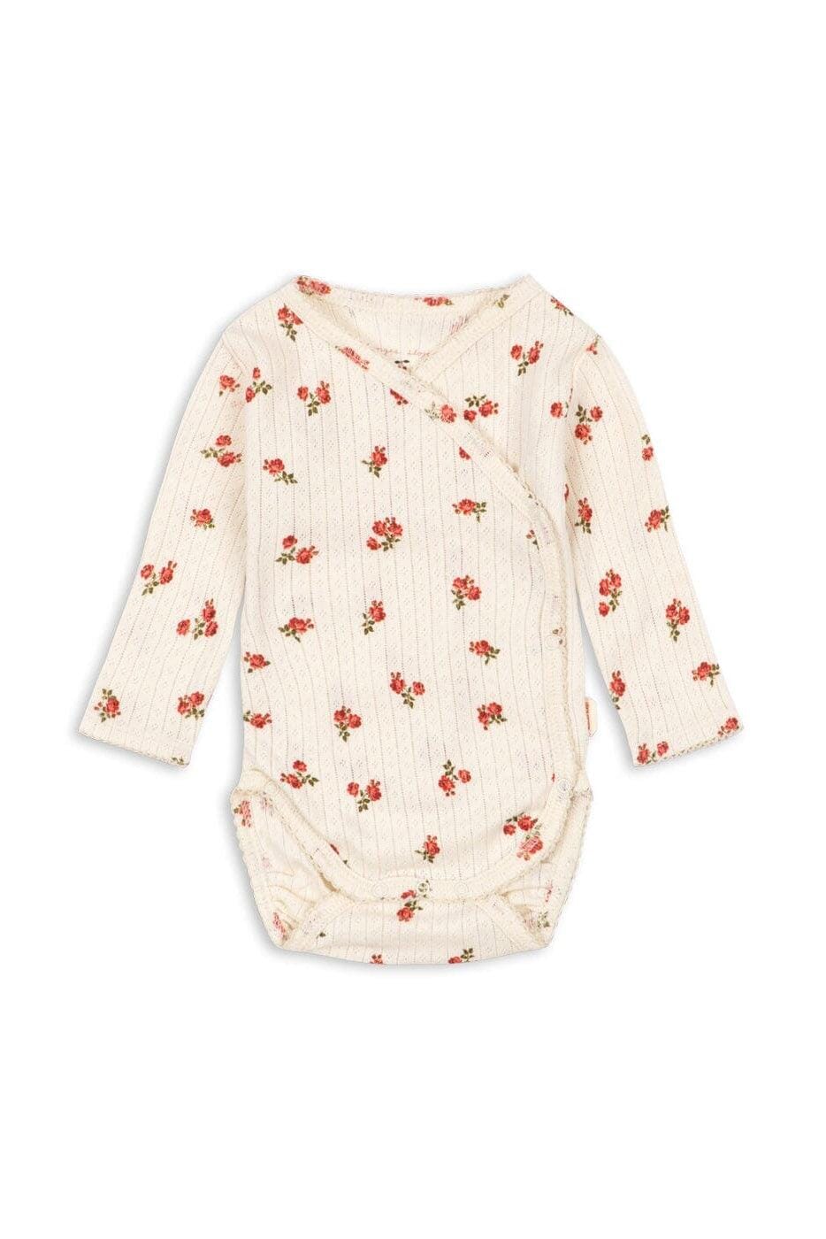 Konges Sløjd - Minnie Newborn Body Gots Ks106561 - Rosa Rouge