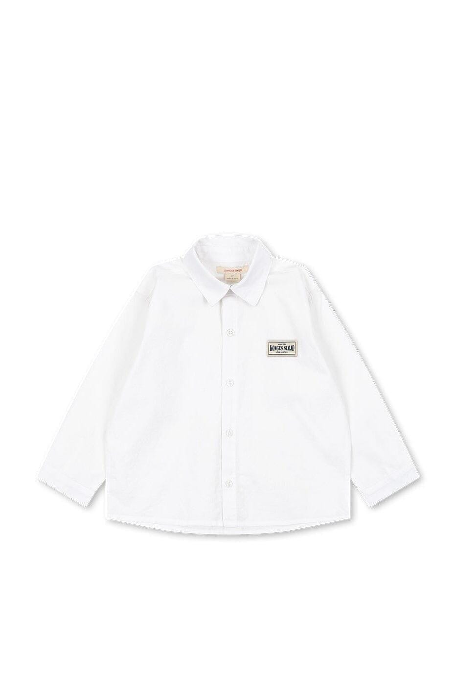 Konges Sløjd - Ray Shirt Gots Ks106583 - Optic White Skjorter 
