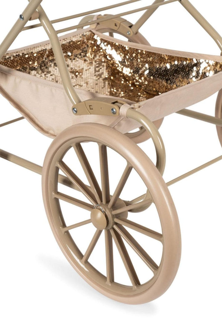 Konges Sløjd - Sparkly Doll Pram Ks103985 - Cherry