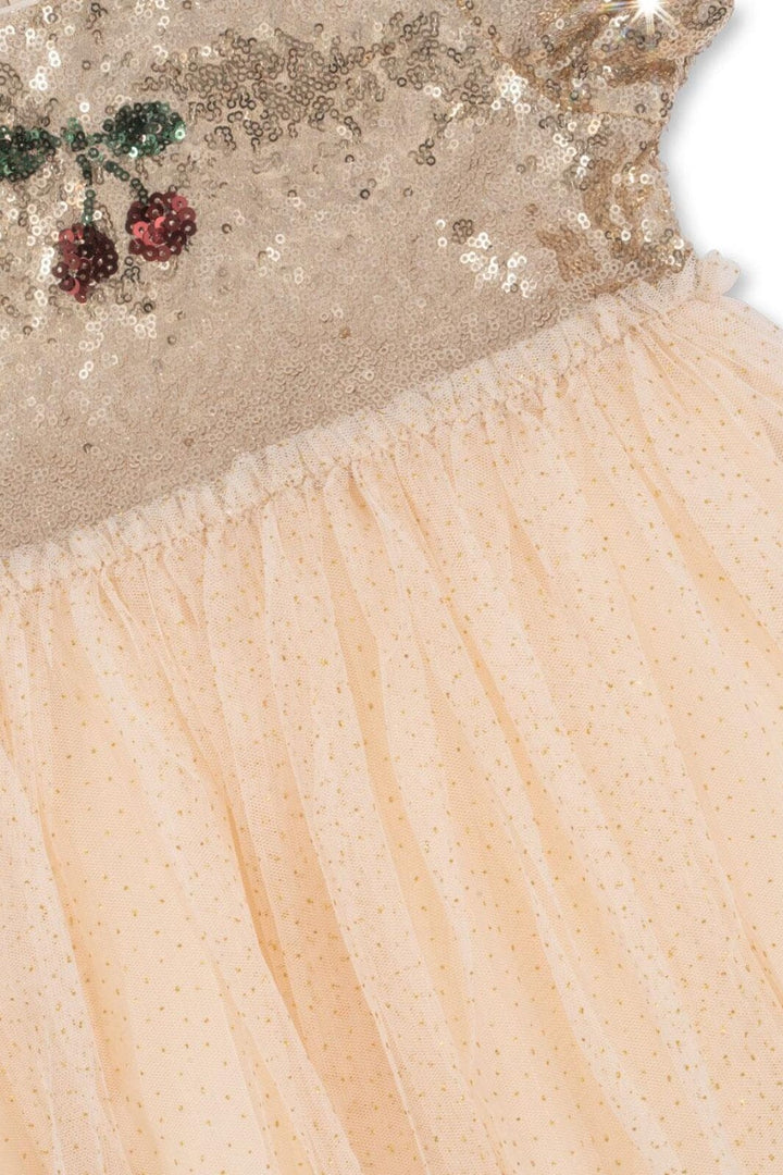 Konges Sløjd - Starla Puff Sleeve Dress Ks103060 - Gold Blush
