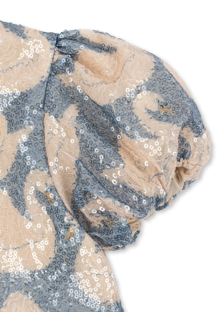 Konges Sløjd - Starla Sequin Dress Grs Ks106609 - Swan