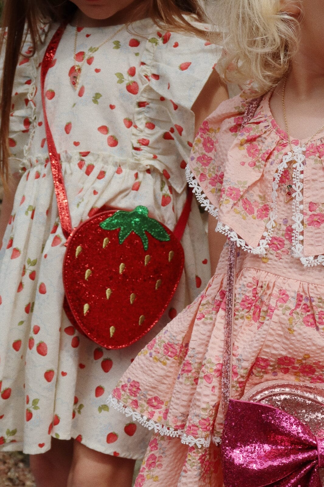 Konges Sløjd - Tut Strawberry Shoulder Bag Ks102388 - Barbados Cherry