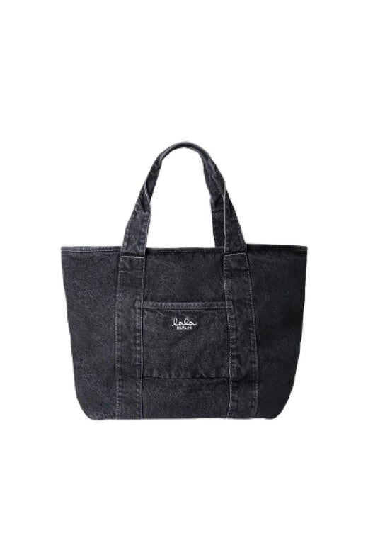 Lala Berlin - East West Tote Merge 10016931 - Washed Black Tasker 