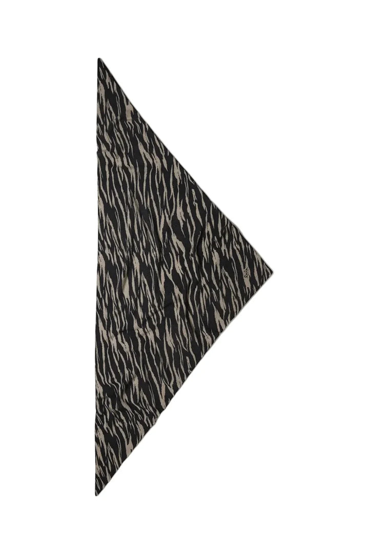Lala Berlin - Triangle Tiger M 10022360 - Dune Black Tørklæder 