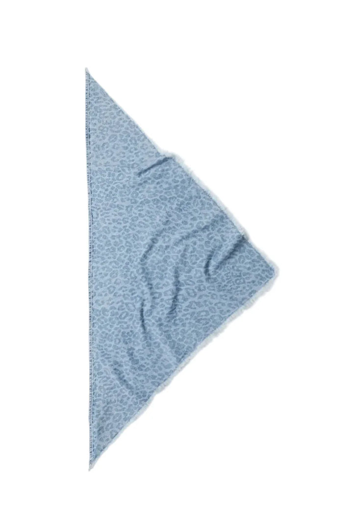 Lala Berlin - Triangle Toni 10021214 - Washed Blue Leo Tørklæder 