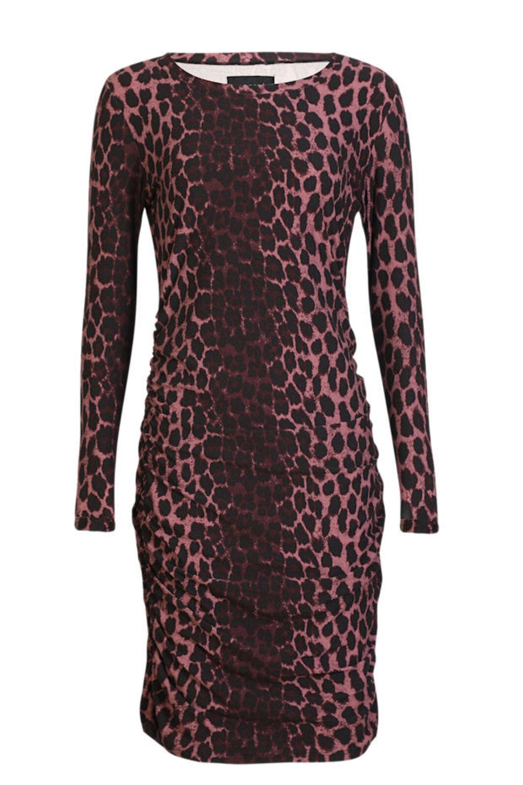 Liberte - Alma-Long-Dress 9506 - Bordeaux Lux Leo Kjoler 