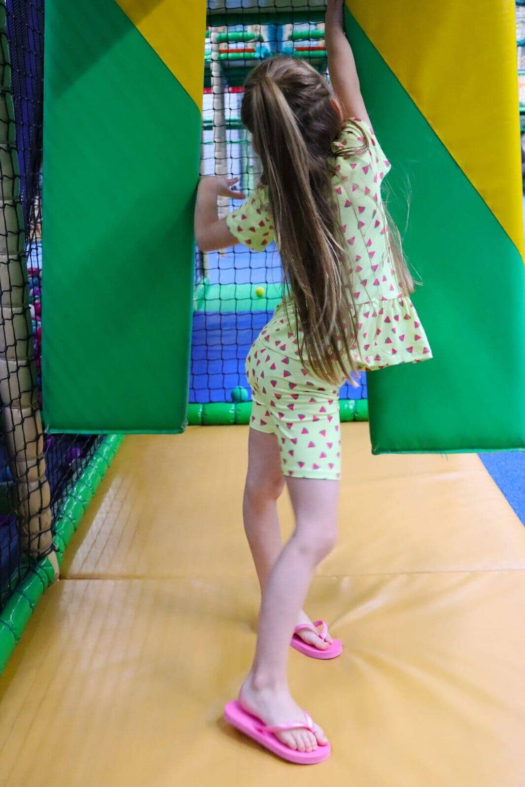 Forudbestilling - Liberte Ami - Alma-Bicycle-Shorts (Kids) - Yellow Watermelon Shorts 