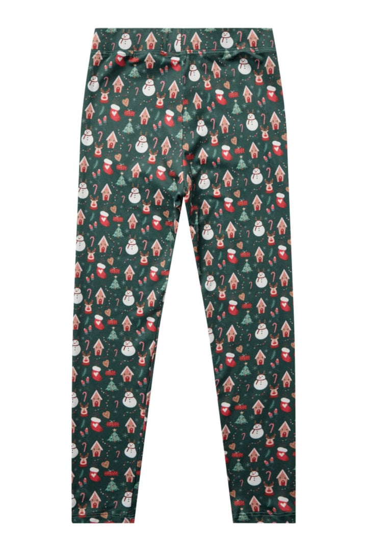 Liberté Ami - Alma-Leggings (Kids) - Christmas Time Green X-Mas23 Leggings 