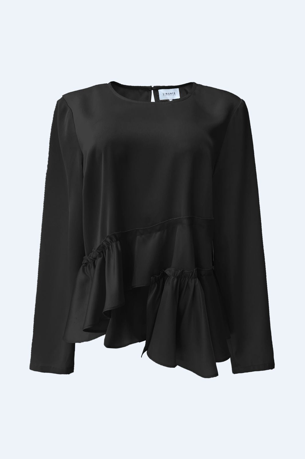 Liberte - Fie Ls Frill Blouse 22466 - Black