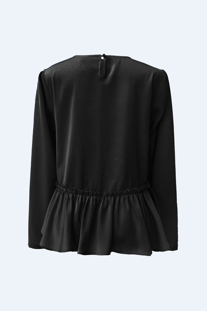 Liberte - Fie Ls Frill Blouse 22466 - Black