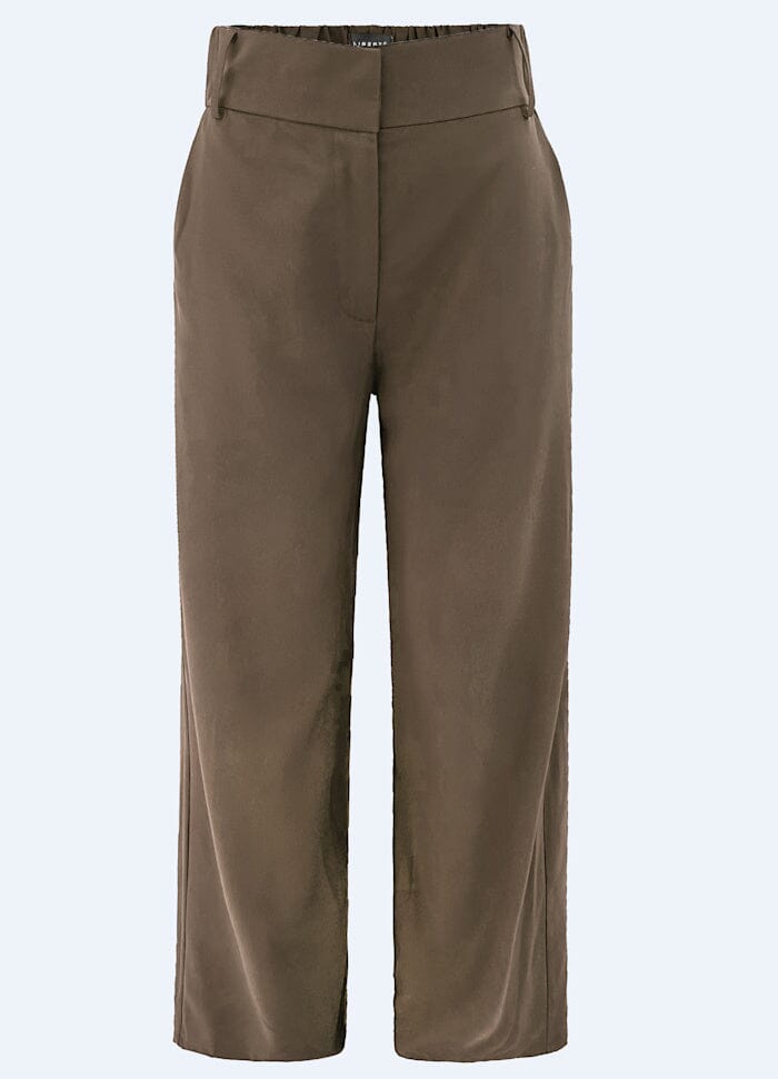 Liberte - Freddy Wide Pants 22366 - Nougat Brown Bukser 