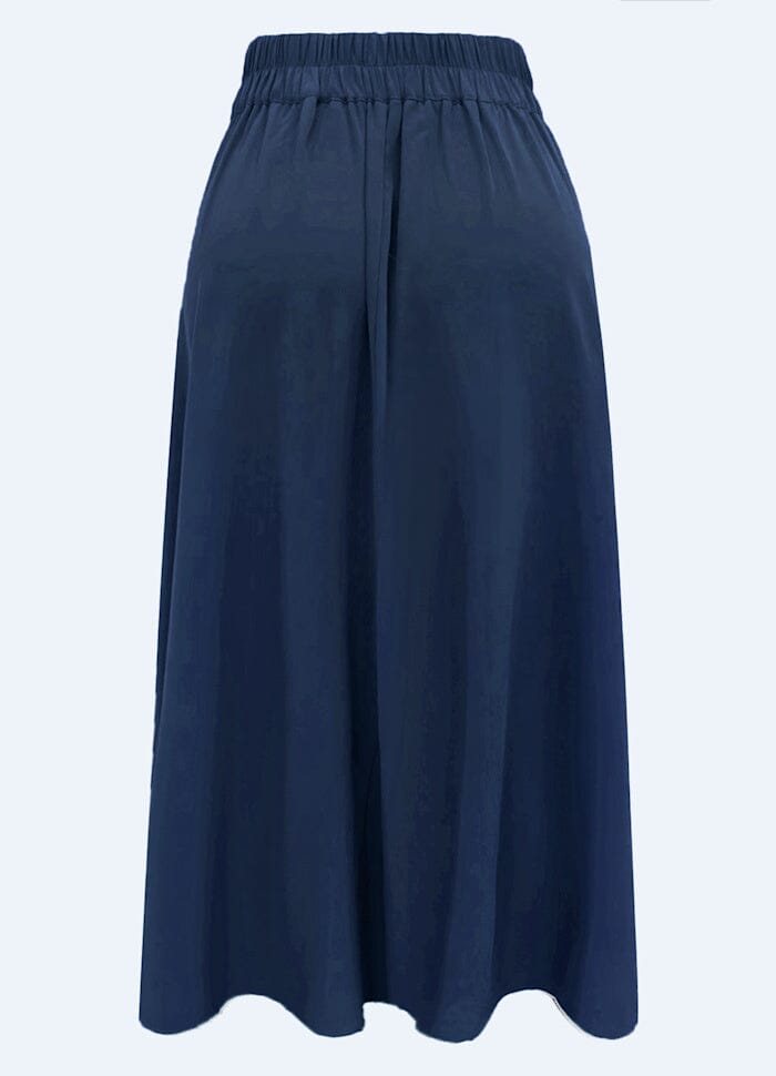 Liberte - Frede Long Skirt 22112 - Navy Nederdele 