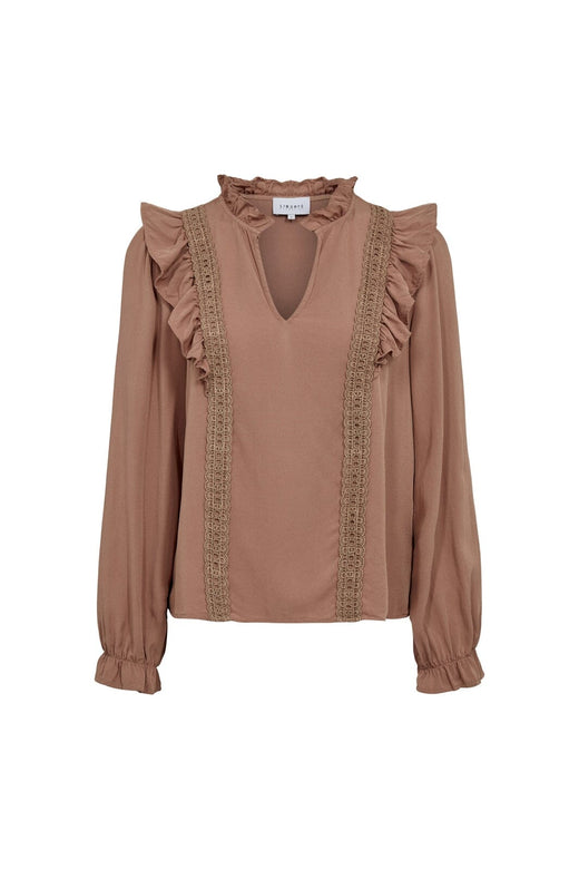 Liberte - Laura Ls Blouse 22360 - Nougat Brown
