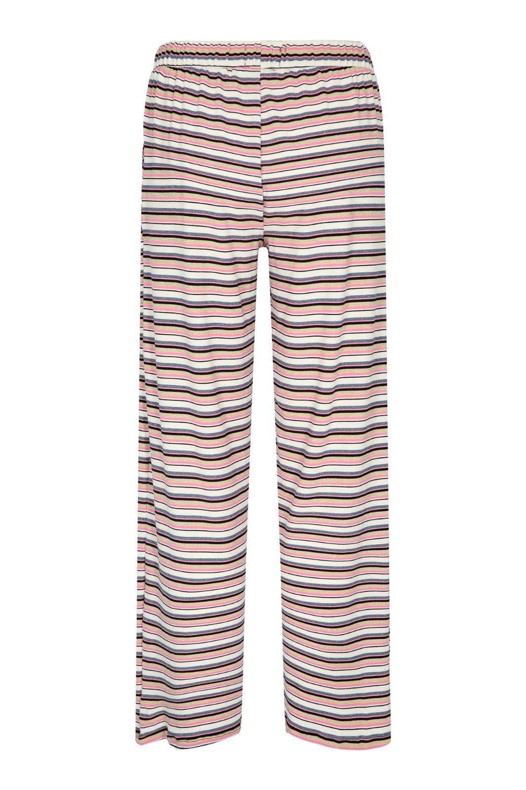 Liberte - Natalia-Pants - Pink Gold Lurex Stripe Bukser 