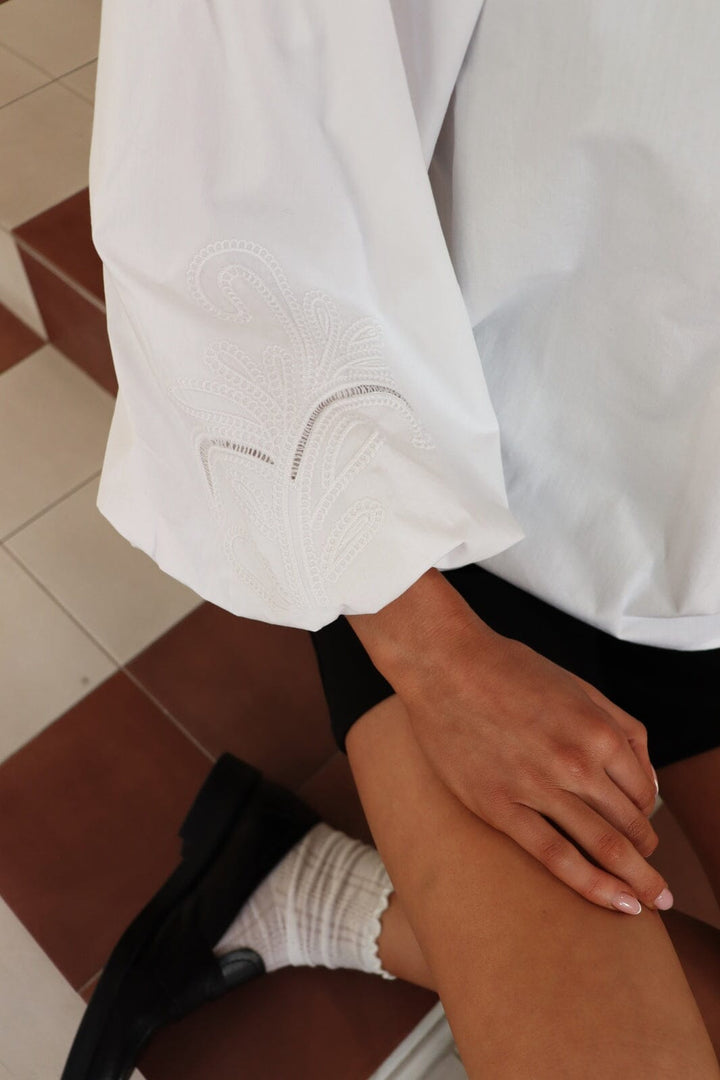 Liberte - Rikke Balloon Blouse 22410 - White