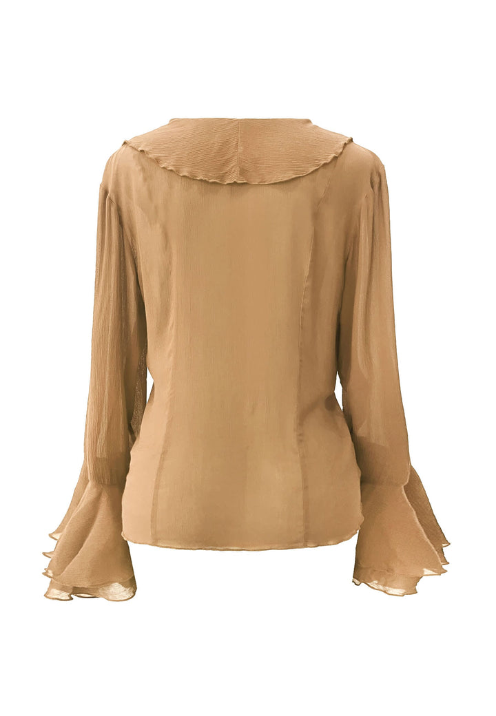 Liberte - Siffi Ls Blouse 22487 - Golden Bluser 