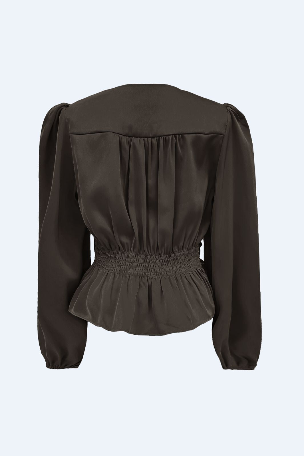 Liberte - Tiki Ls Twist Blouse 22120 - Dark Brown
