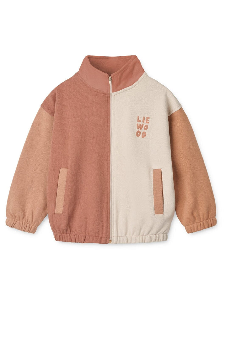 Liewood - Cassius Zip-up Sweatshirt LW20080 - Tuscany rose multi mix