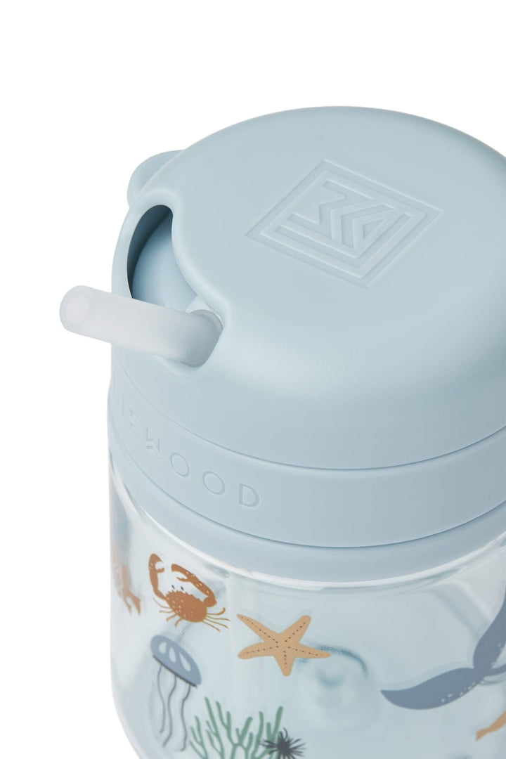 Liewood - Pavia Tritan Straw Cup 280ml - Sea creature / Sandy