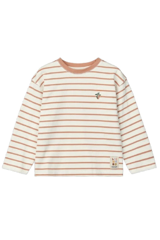 Liewood - Tyler Stripe Longsleeve T-shirt - Y/D stripe Tuscany rose / Creme de la creme Bluser 