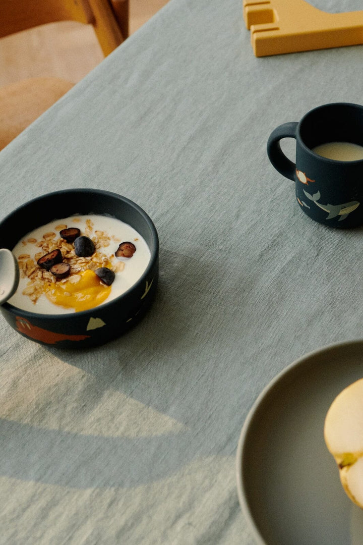 Liewood - Vivi Printed Tableware Set LW15135 - Arctic Sea / Ocean view