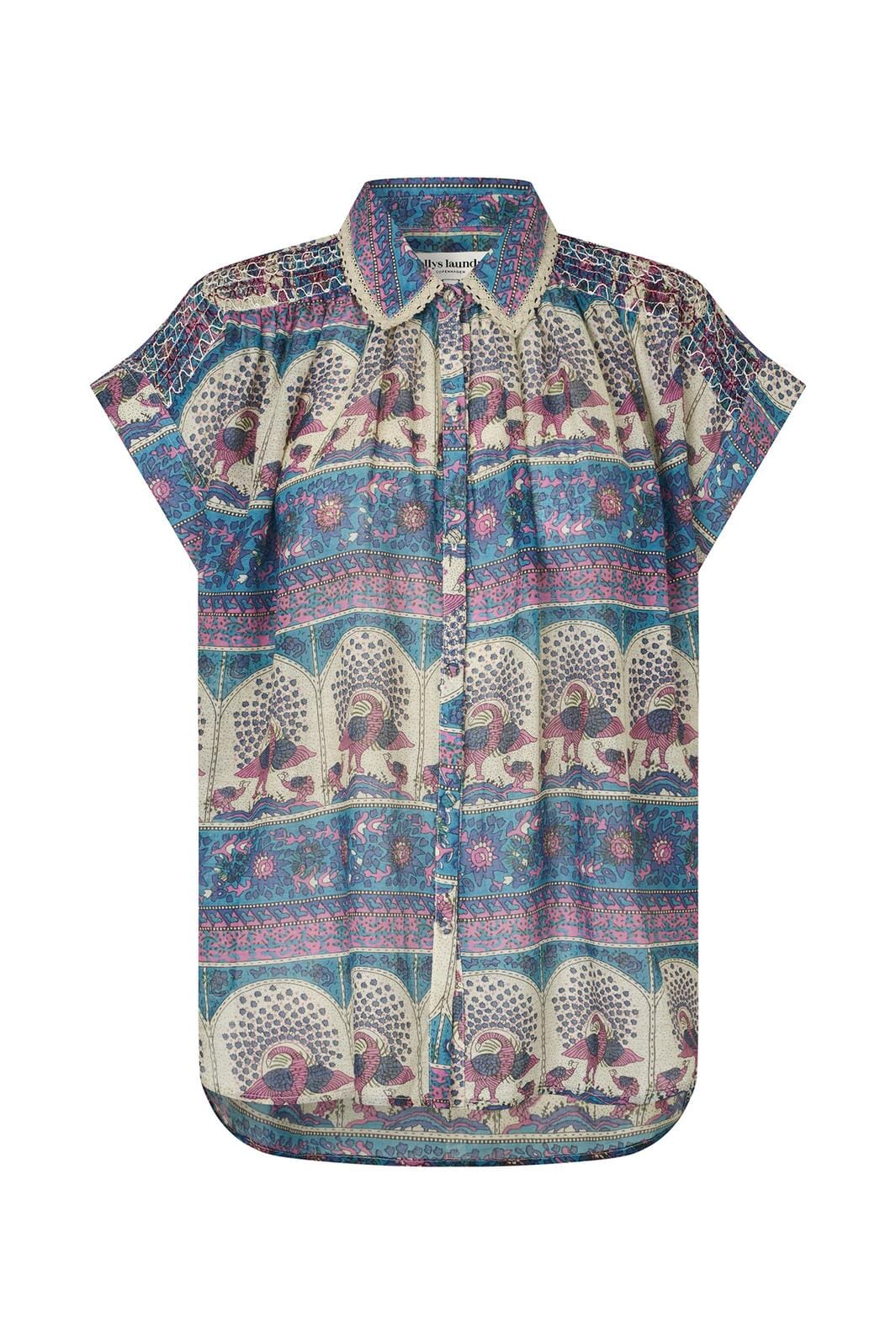 Lollys Laundry - Badalll Shirt Ss26177-1056 - 20 Blue