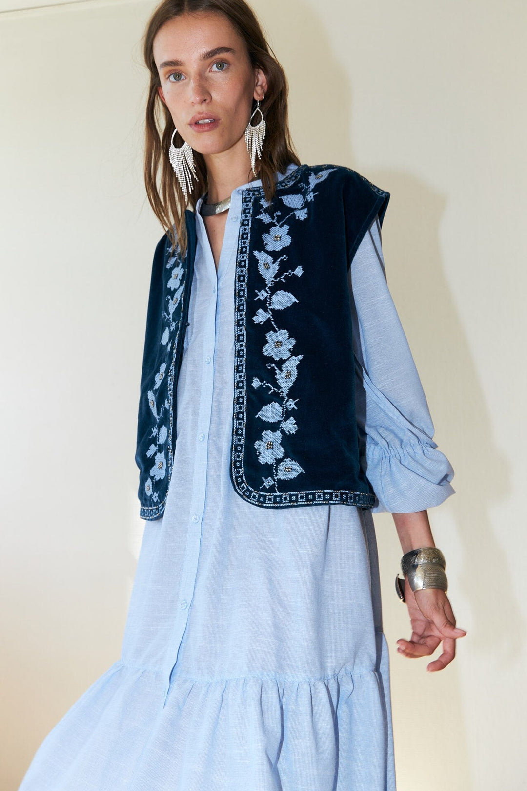 Lollys Laundry - Binll Vest Sl 26180-1061 - 20 - Blue Veste 