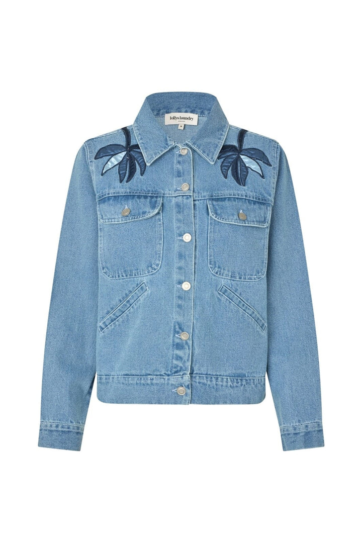 Lollys Laundry - Birdll Denim Jacket 26112-6000 - 100 - Washed Denim