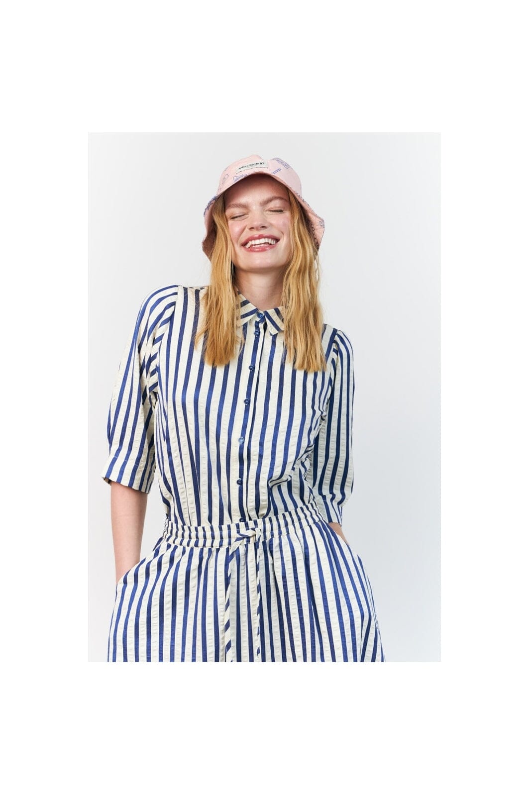 Lollys Laundry - Bonoll Shirt Ss 26270-1028 - 20 - Blue