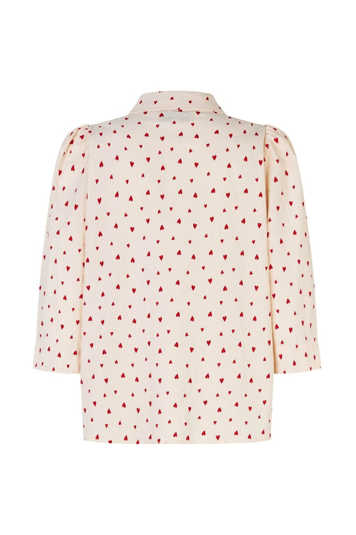 Lollys Laundry - Bonoll Shirt Ss EX00001-1000 - 30 - 30 Red