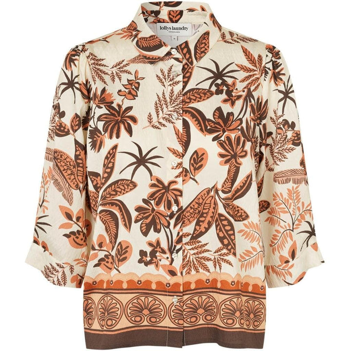 Lollys Laundry - Bonoll Shirt Ss26110-1007 - 02 Creme Bluser 