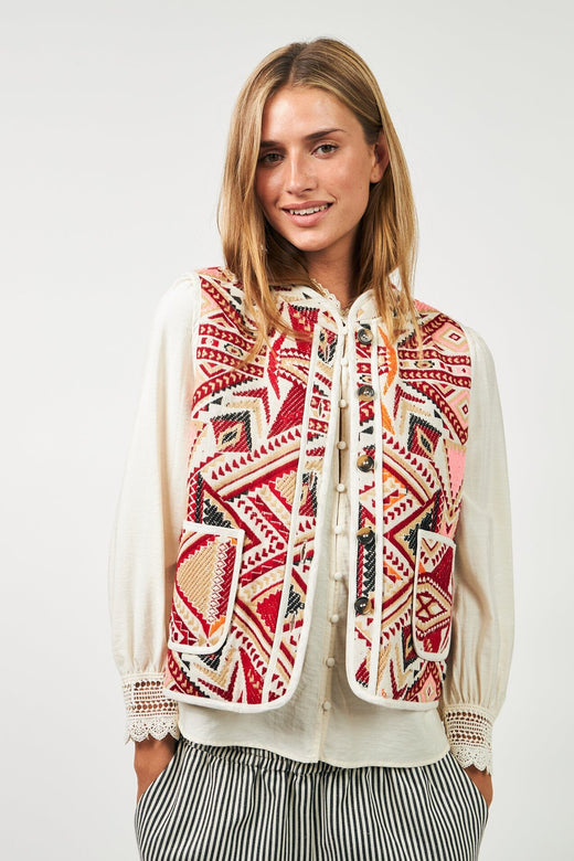 Lollys Laundry - CairoLL Vest - 30 Red Veste 