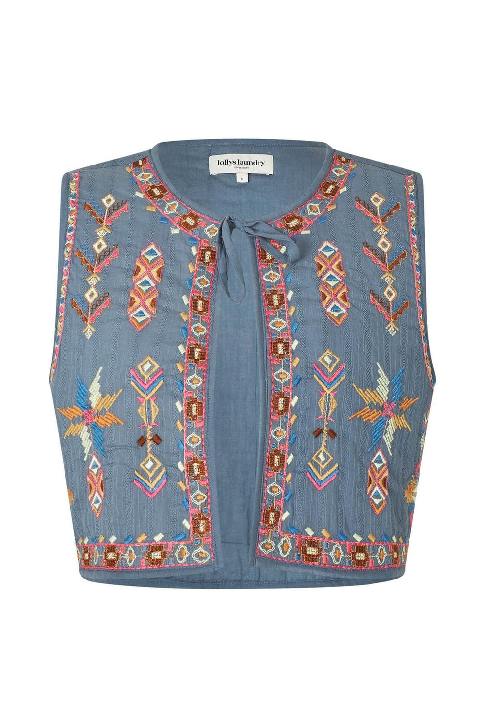 Lollys Laundry - Ilsall Vest25439-1025 - 29 Dusty Blue