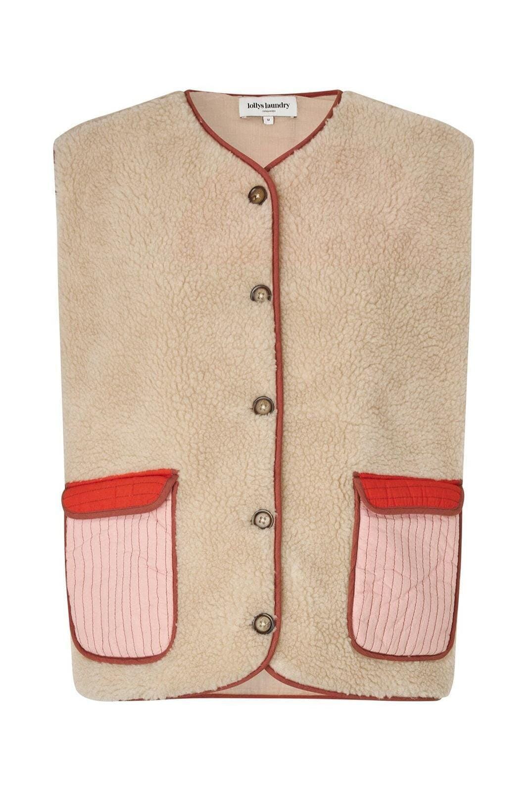 Lollys Laundry - Jacell Vest Sl25545-1013 - 04 Sand Veste 